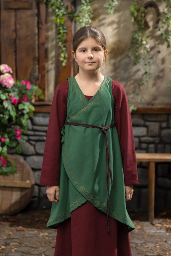 Vestido de niña Lyn - Verde
