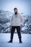Camisa medieval "Elfriede" Natural