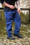Pantalones medievales con banda elástica "Veit" Azul