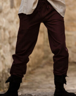 Pantalones medievales "Arvo" Marrón oscuro