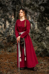 Vestido vikingo Helga Rojo