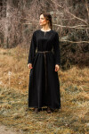Vestido vikingo Helga Negro