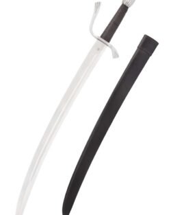 Falchion con vaina de cuero, espada de espectáculo, SK-B