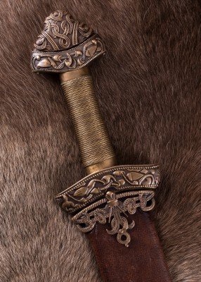 Espada vikinga de Dybäck con vaina, acero de Damasco - Imagen 25