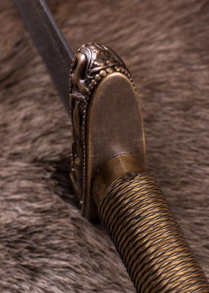 Espada vikinga de Dybäck con vaina, acero de Damasco - Imagen 15