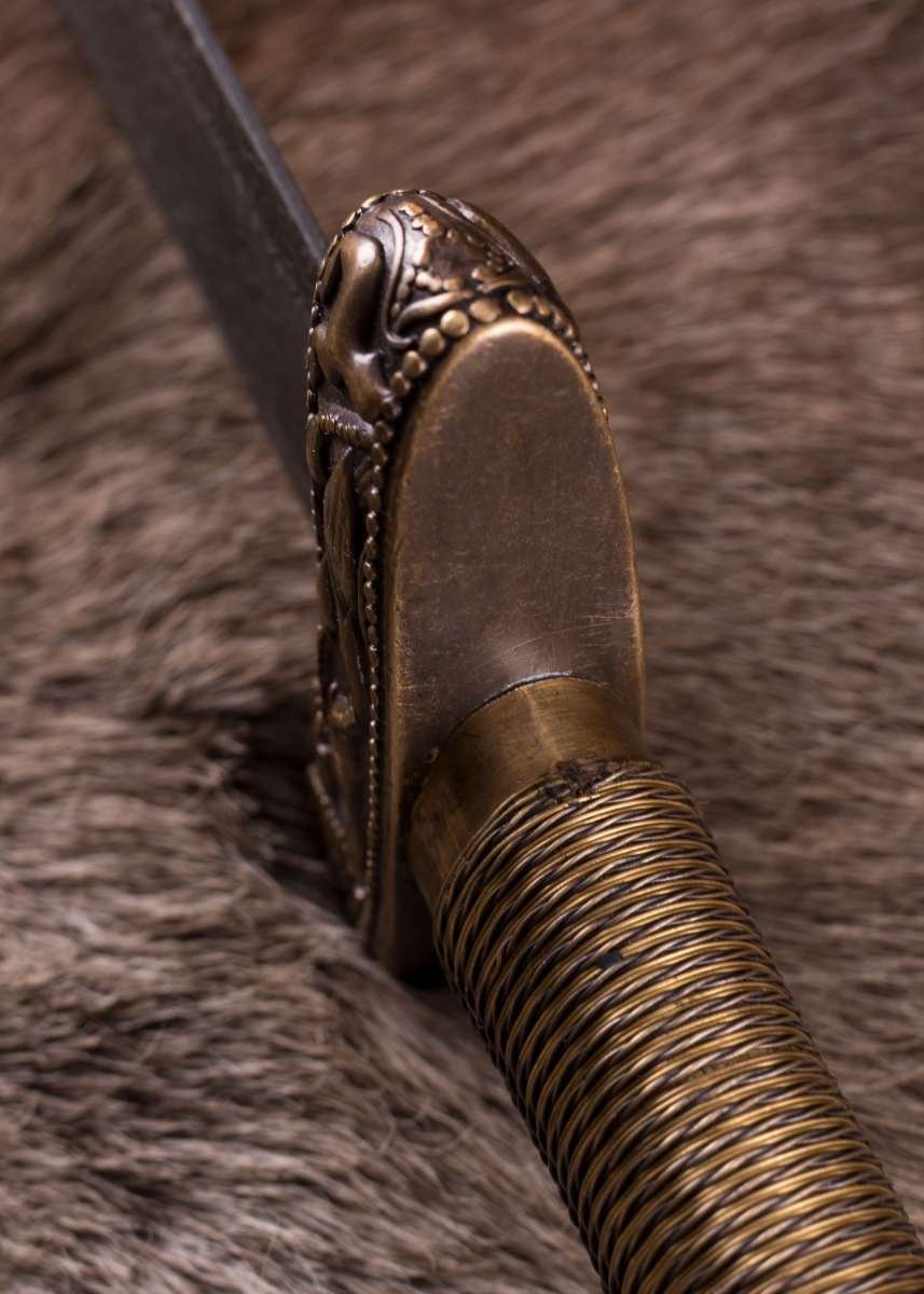 Espada vikinga de Dybäck con vaina, acero de Damasco - Imagen 16