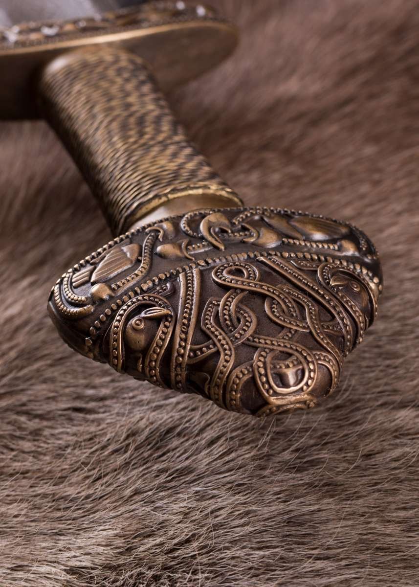 Espada vikinga de Dybäck con vaina, acero de Damasco - Imagen 18