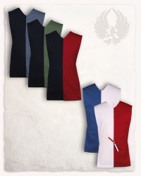987501-100551SL-Felix-Kinder-Wappenrock-zweifarbig-blau-natur-L