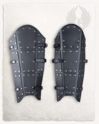 Quintus-Beinschienen_Spaltleder_beide_schwarz_FR_RET_600x600