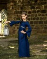 maedchenkleid-piccola-donna-blau