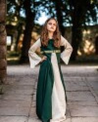 maedchenkleid-piccola-donna-gruen-natur