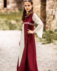 maedchenkleid-piccola-donna-rot-natur4