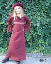 maedchenkleid-piccola-donna-rot