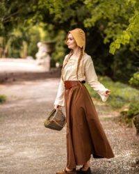 mittelalter-bundhaube-claire-honigbraun