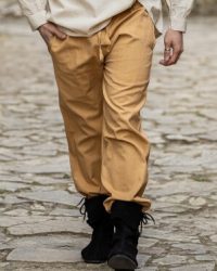 mittelalter-hose-mit-gummizug-veit-honigbraun