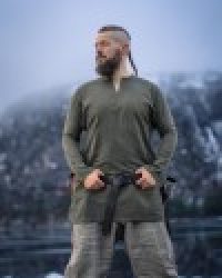 wikinger-leinentunika-ragnar-olivgruen_7