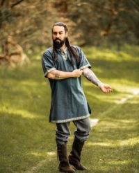 wikinger-tunika-kurzarm-njal-blau2