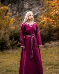 wikingerkleid-brigida-rot